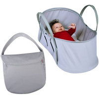 Phil & Teds Nest Portable Baby Bassinet and Travel Bag - Silver