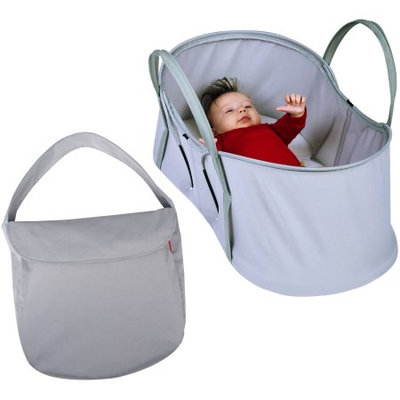 Phil & Teds Nest Portable Baby Bassinet and Travel Bag - Silver