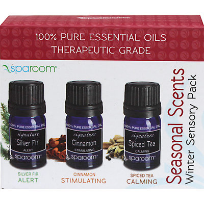 Spa Room Essential Oil Seasonal Scents Sensory Pack-3 Oils Each