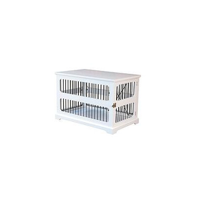 Zoovilla Slide Aside Crate And End Table, White