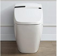 OVE Decors Bernard Smart 1-piece 1.6 GPF Elongated Toilet and Bidet with Seat in White