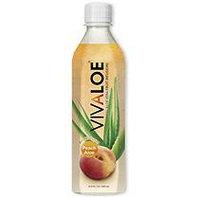VIVALOE Peach Aloe Drink (16.9 fl. oz, 12 pk.)