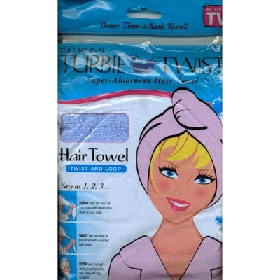 The Original Turbie Twist Super Absorbent Hair Towel - Light Blue