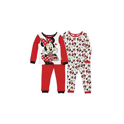 Disney® Minnie Mouse Size 4T 4-Piece Pajama Set in Red