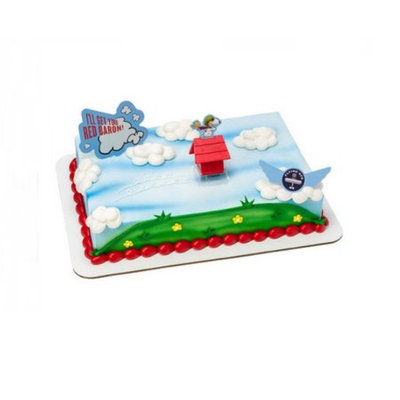 Decopac Peanuts Snoopy Flying Ace Cake Decoration Set