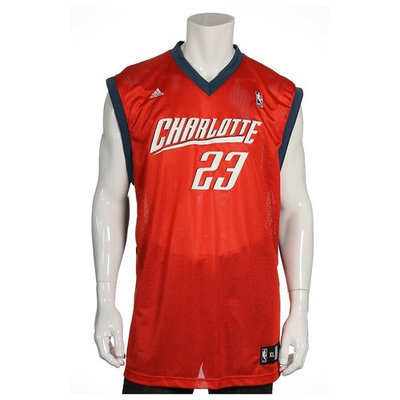 Adidas Orange NBA Charlotte Bobcats Jason Richardson Jersey , Size XLarge