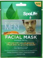 SpaLife Mens Infused Facial Mask