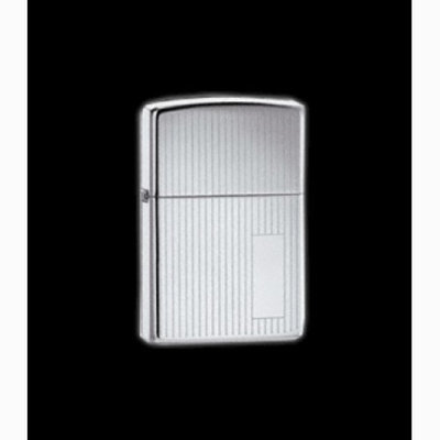 Zippo 350 High Polish Chrome Pin Stripe Lighter
