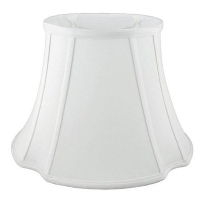 French Oval Lampshade in White