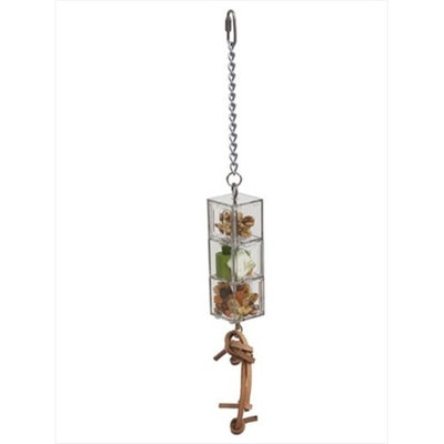 Caitec Bird Toys Caitec 720 2 in. x 2 in. x 13 in. Three Door Slide