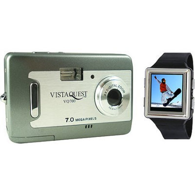 Vistaquest V700 Champagne 7 MP Digital Camera - 2.4
