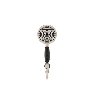 Oxygenics 4.5-in 2.0-GPM (7.6-LPM) Brushed Nickel 9-Spray WaterSense Showerhead 52476