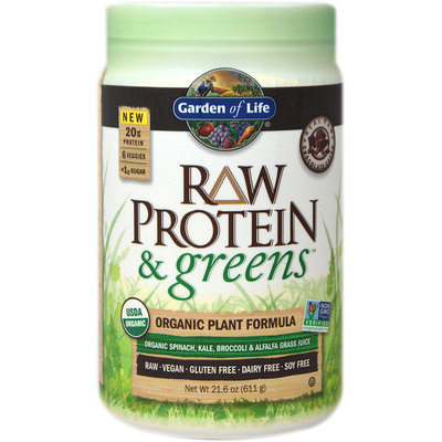 Garden Of Life Raw Protein & Greens Chocolate-21 oz Powder
