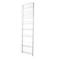 Style Selections 18-in W x 76.65-in H x 5-in D Steel Wall Mounted Shelving 45760PHDLG