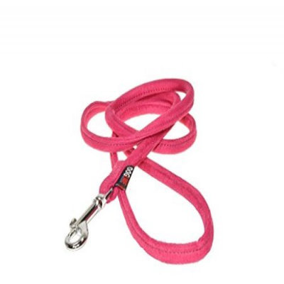 Dogline M8045-7 4 ft. L x 0. 33 W inch Comfort Microfiber Round Leash, Pink