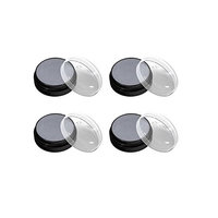 Lot of 4 CoverGirl Flamed Out Shadow Pot, Charcoal 335