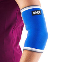 Black Mountain Products Elbow Brace Blue M Extra Thick Warming Blue Elbow Brace, Medium