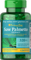 Puritan's Pride Saw Palmetto Standardized Extract 320 mg-120 Softgels