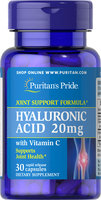 Puritan's Pride Hyaluronic Acid 20 mg-30 Capsules