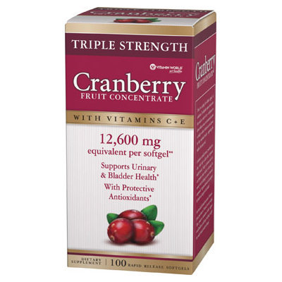 Vitamin World Triple Strength Cranberry Fruit Concentrate