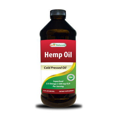 Best Naturals Hemp Oil Cold Pressed 16 OZ