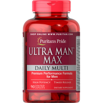 Puritan's Pride Ultra Man Max-90 Caplets