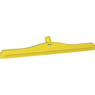 Vikan 77146 Rubber Polypropylene Frame Double Blade Squeegee, 24
