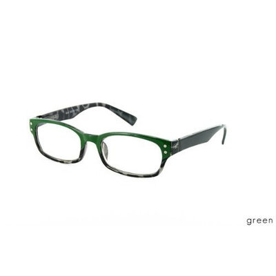 Moraleyes Eyewear Ascot Reading Glasses, Green, 1.75