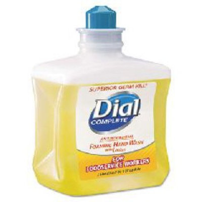 The Dial DIA00034 Antimicrobial Foaming Hand Soap, For Foodservice Workers, 1 Liter, 4/carton