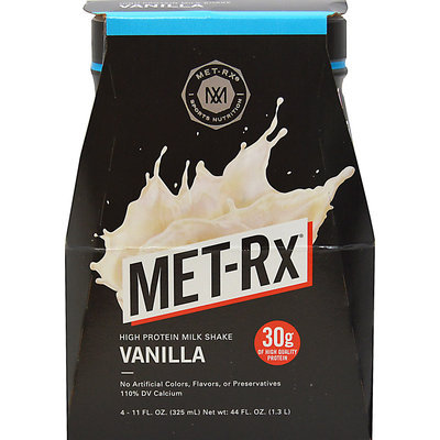 Met-Rx Ultra Recovery High Protein Milk Shake Vanilla-4 11 fl oz B Pack