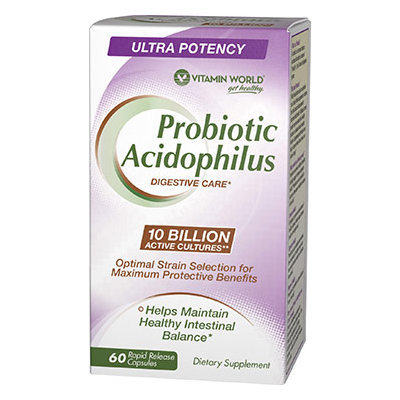 Vitamin World Maximum Acidophilus Probiotic Complex 10 Billion