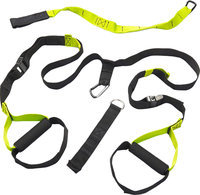 Black Mountain Products Suspension Trainer with Door Anchor, Extension Strap and Carrying Case-1 Kit