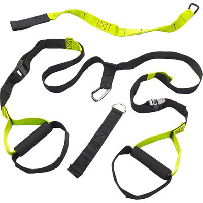 Black Mountain Products Suspension Trainer with Door Anchor, Extension Strap and Carrying Case-1 Kit