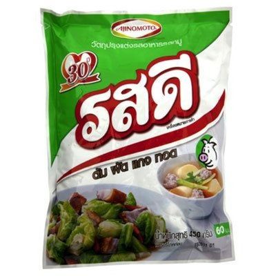Ajinomoto Rosdee Food Seasoning Powder Pork Flavour Ingredient for Soup, Stir-fry, Stew and Fried (Pork, 450 Grams)