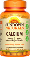 Sundown Naturals Sundown Naturals Calcium 1200 plus D -60 Softgels