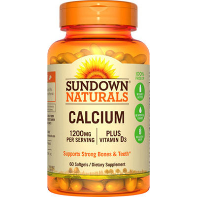 Sundown Naturals Sundown Naturals Calcium 1200 plus D -60 Softgels