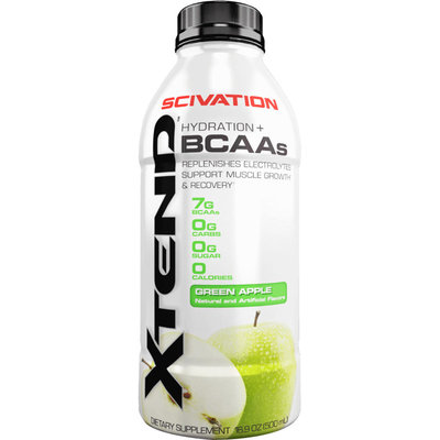 Scivation Xtend Hydration + BCAAs Green Apple RTD-16 oz Liquid