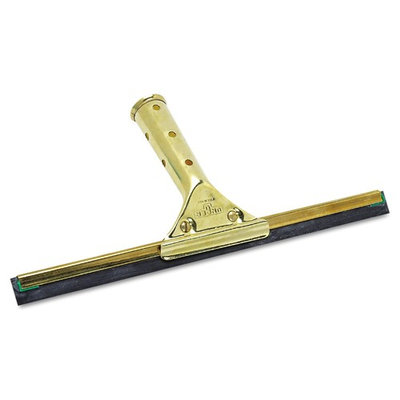 Unger GS300 Golden Clip Brass Squeegee Complete, 12