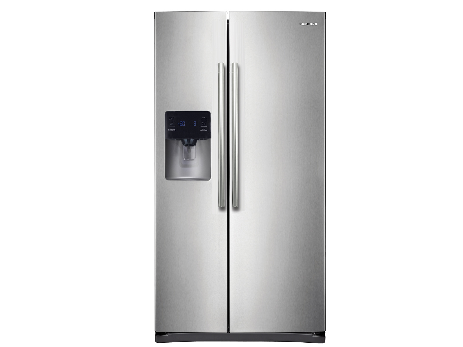 Samsung 25 cu. ft. Side-by-Side Refrigerator with In-Door Ice Maker in Stainless Steel