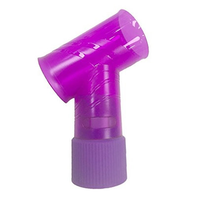 MagiDeal Portable Plastic Wind Spin Magic Curl Hairdryer Diffuser Curler For Instant Curls Purple/Grey - Purple