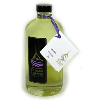 Pelindaba Lavender Massage Oil with Organic Lavender Essential Oil - 16 fl oz