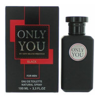 Only You Black by New Brand, 3.3 oz Eau De Toilette Spray for Men