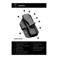 Liberator Holster - H&K Vp9 - Ambi - Black