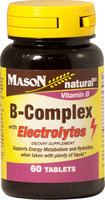 Mason Vitamins B-Complex With Electrolytes Tablets, 60 Ct
