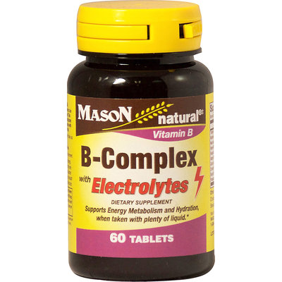 Mason Vitamins B-Complex With Electrolytes Tablets, 60 Ct