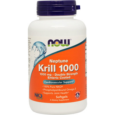 Neptune Krill Oil 1,000 mg Now Foods 120 Softgel