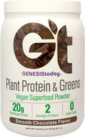 Plant Protein & Greens Chocolate Genesis Today Inc 18.59 oz (17 Serving Powder