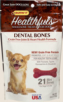 Ruffin'It Healthfuls Dental Bones for Small Dogs-6 oz Bag
