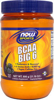 BCAA Big 6 Powder, Grape Now Foods 600 grams Powder