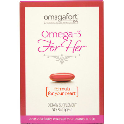 Omegafort Omega-3 For Her (formula for your heart)-30 Softgels